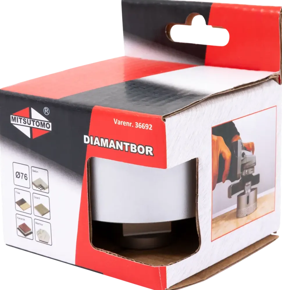 Mitsutomo diamantborr 76 mm