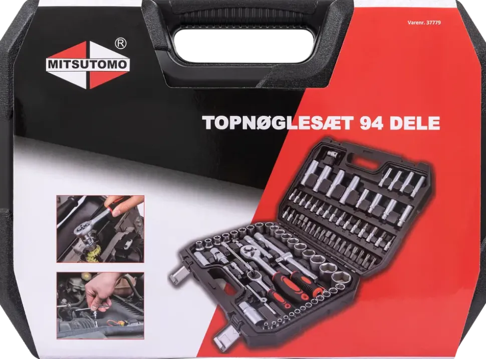 Mitsutomo hylsnyckelsats 94 delar