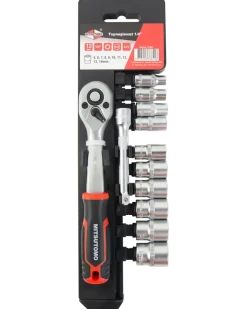Mitsutomo hylsnyckelsats 1/4” - 12 delar