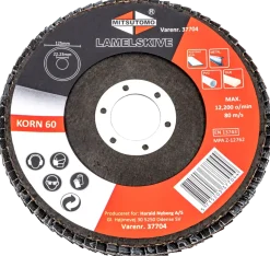 Mitsutomo lamellslipskiva K60 125 mm