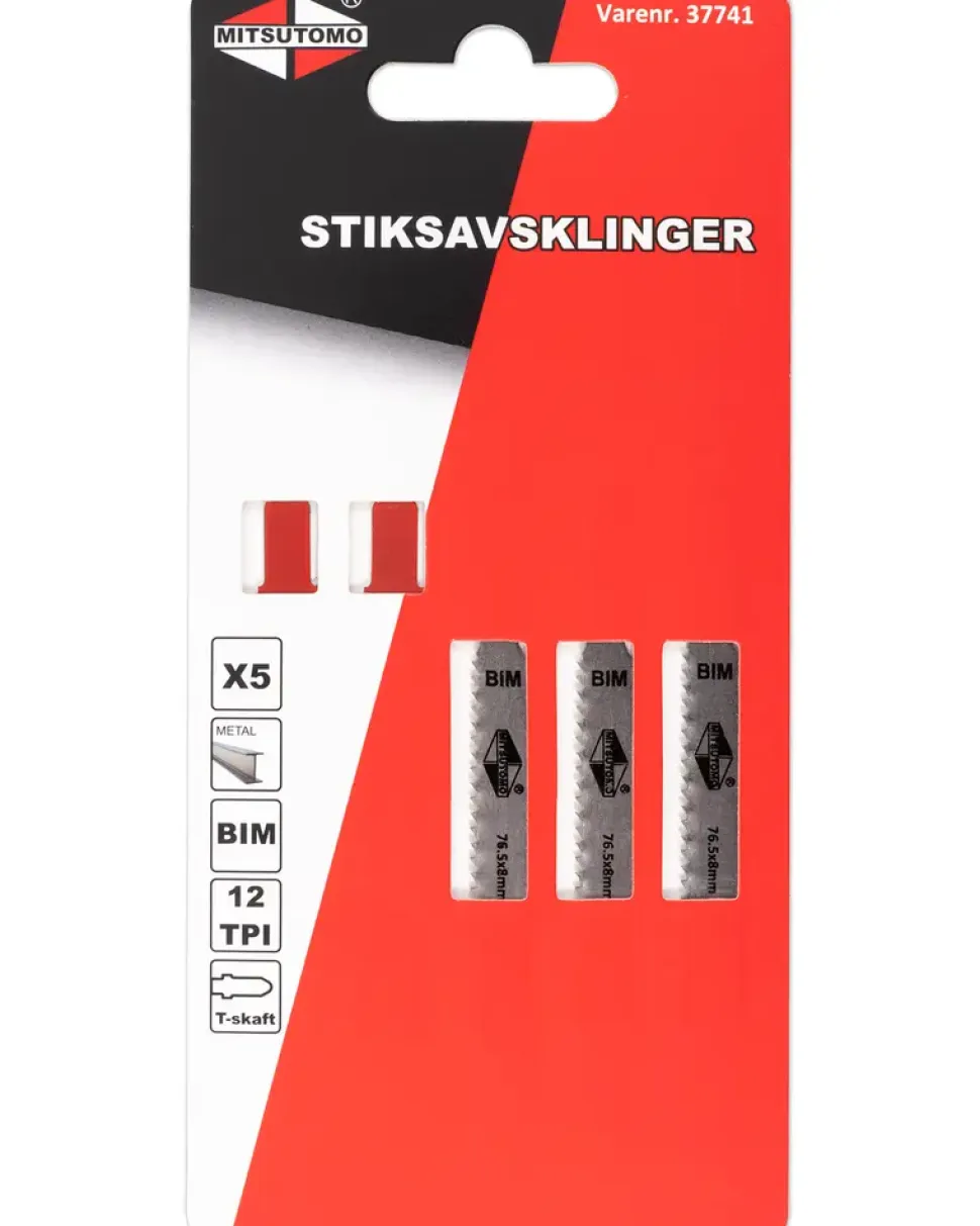 Mitsutomo Sticksågblad Metall 12T 5 st.