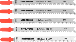 Mitsutomo Sticksågblad trä 8-12T 5 st.