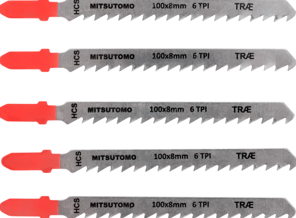 Mitsutomo Sticksågsblad Trä 6T 5 st.
