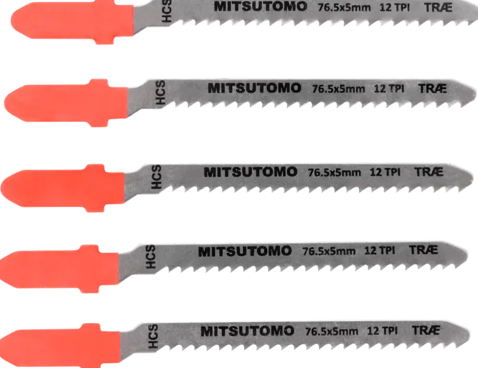 Mitsutomo Sticksågsblad Trä 12T 5 st.