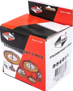 Mitsutomo stålborste 6-pack