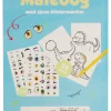Målarbok med klistermärken