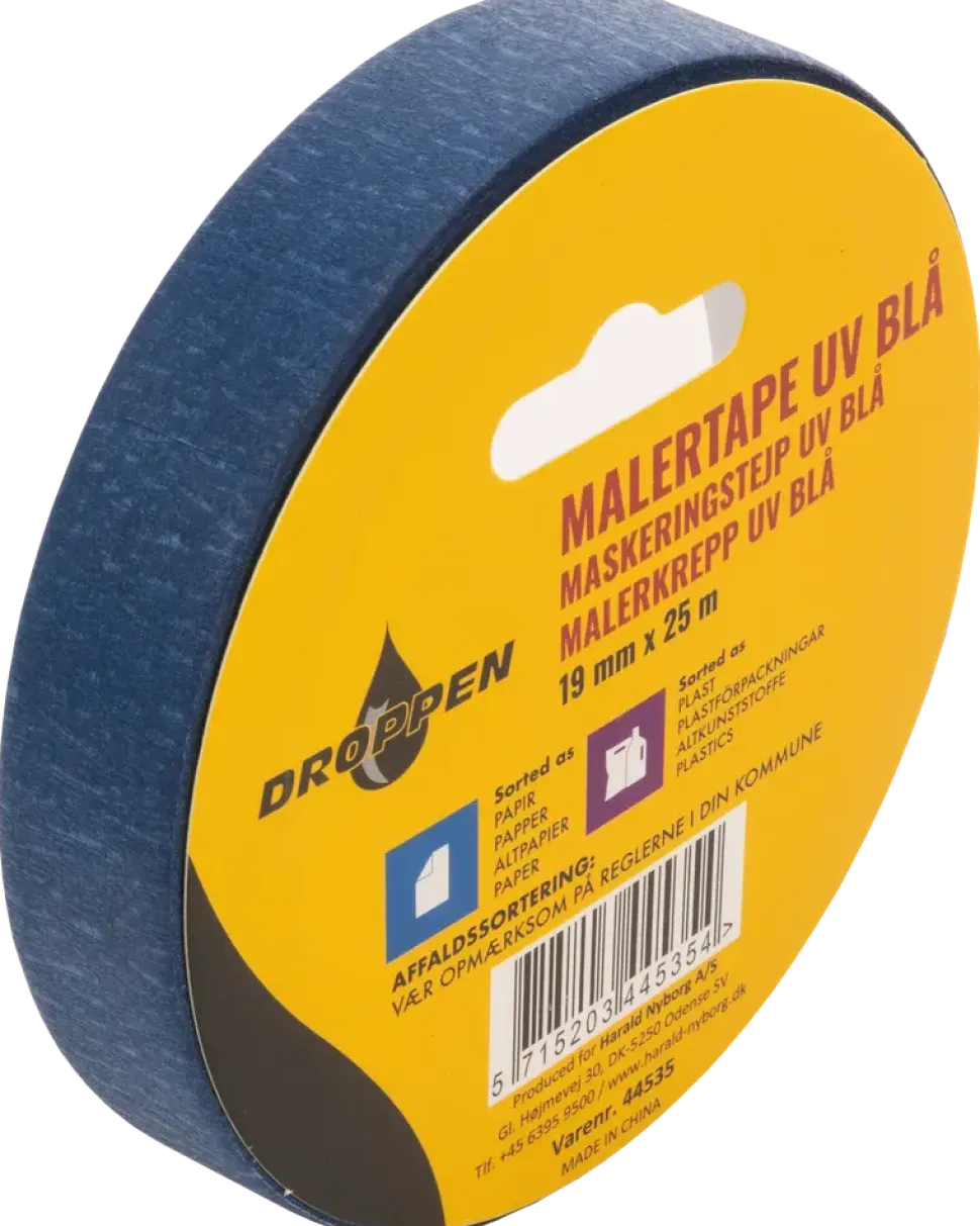 Målartejp UV Blå - 19 mm