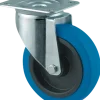 100 mm gummihjul vridbart