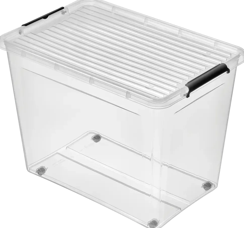 Moxom förvaringslåda Simplestore Wave med hjul – 80 liter