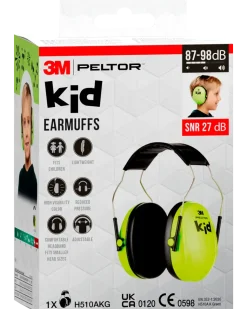 3M™ PELTOR™ Hörselskydd för barn – Neongrön