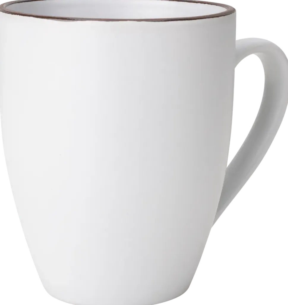 Mugg stengods vit