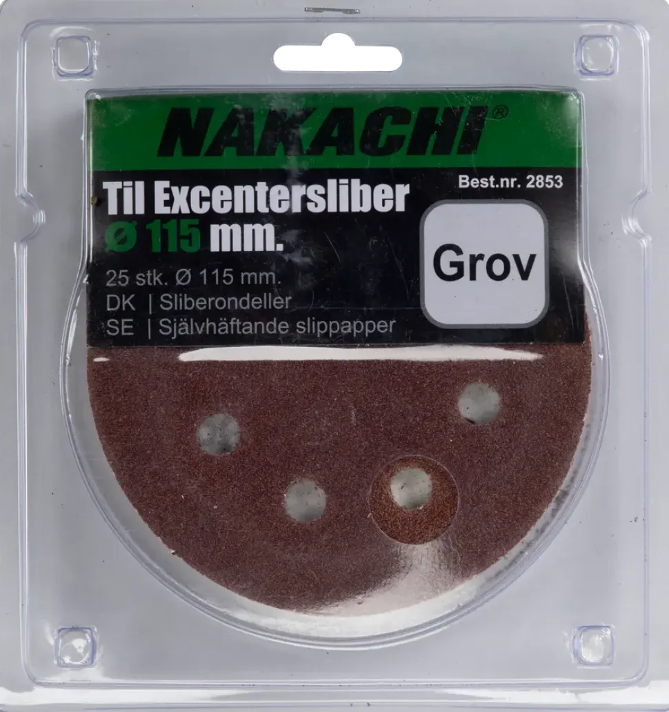 Nakachi Slipsrondell Ø115 mm K60 25-pack