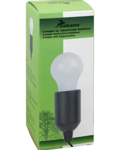 Nakano-lampa med dragströmsbrytare