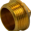 Ändplugg 1/2" mässing