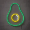Neonskylt Avocado H. 42 x B. 32 cm
