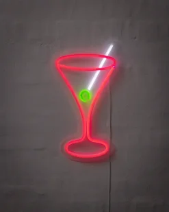 Neonskylt Drink H. 36 x B. 21 cm