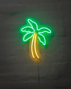 Neonskylt Palm H. 31 x B. 25 cm