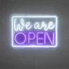 Neonskylt We are OPEN 8,5W