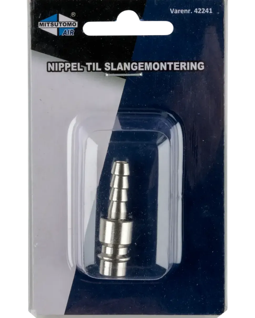 Nippel för slangmontering