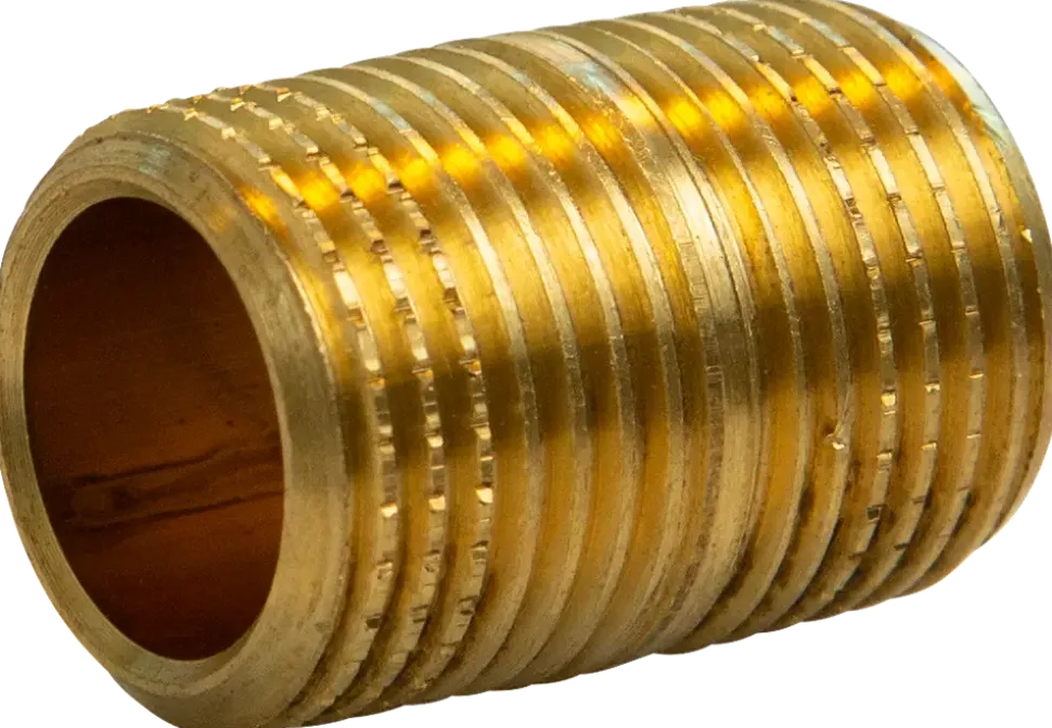 Nippelrör 3/4"x30mm mässing