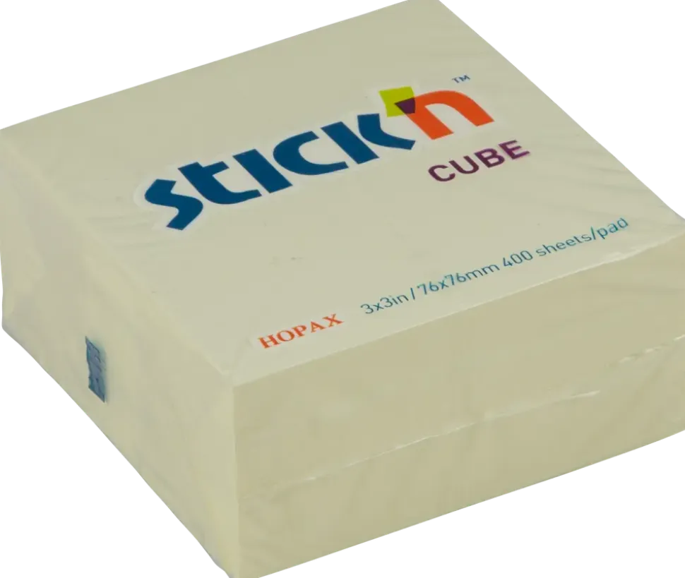 Notisblock 400 blad gul