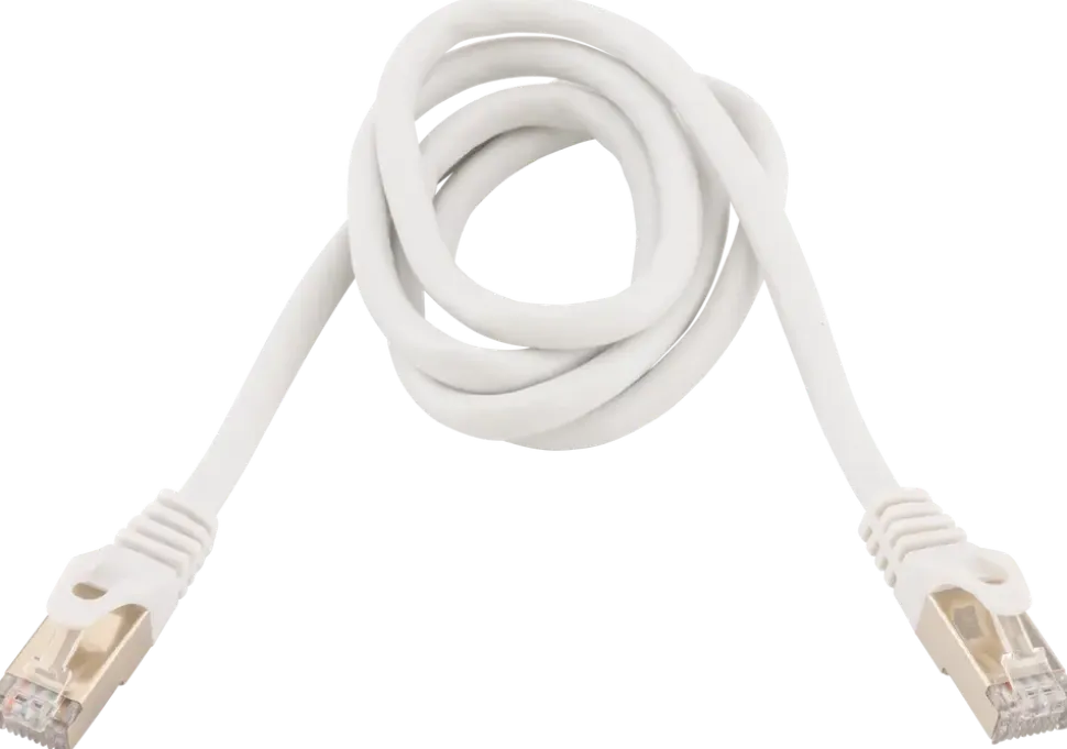 Nätverkskabel cat7 1 m vit