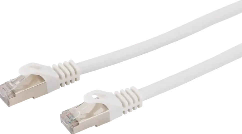 Nätverkskabel cat7 10 m vit