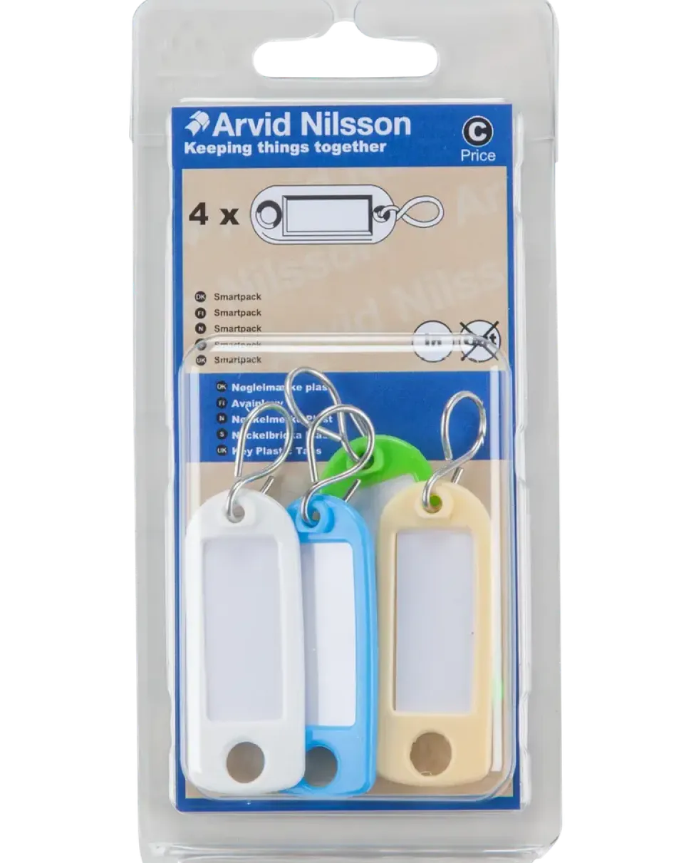 NYCKELBRICKA PLAST 4 ST