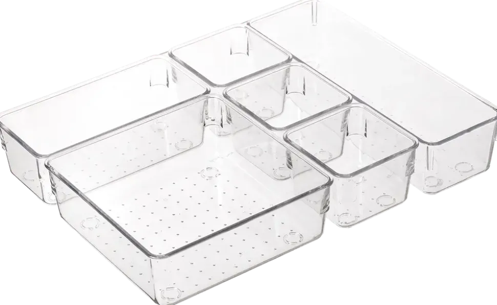 Organiserarset akryl 6 delar