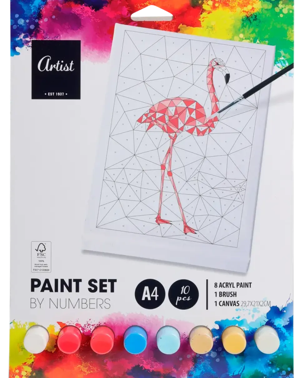 Paint by numbers A4