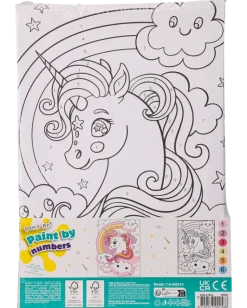 Paint by numbers canvas