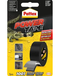 Pattex Power Tejp - Svart 5 meter