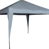 Paviljong 3 x 3 meter Grå - Hopfällbar