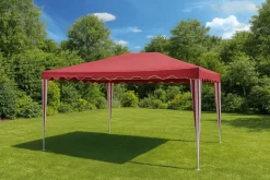 Paviljong 3x4 meter - Röd och vit