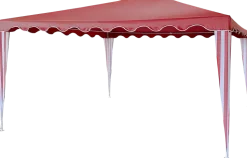 Paviljong 3x4 meter - Röd och vit