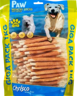 Paw Munchy Sticks Kyckling 1 kg