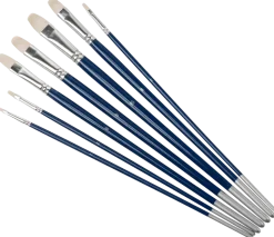 Penselset 7 st akryl/olja/akv