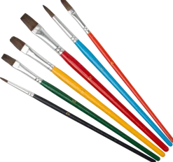 Penselset 6 st vattenfärg