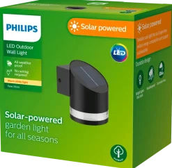 Philips Fyve - vägglampa med solceller