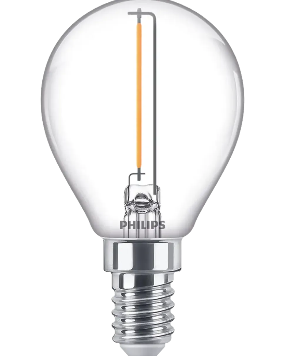 PHILIPS LED klotlampa 2W E14 P45