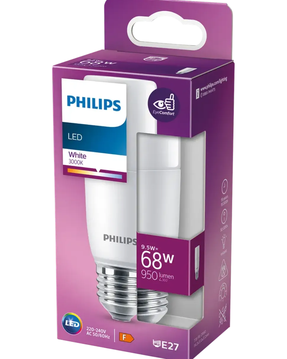 PHILIPS LED-lampa 9,5 W E27 T38