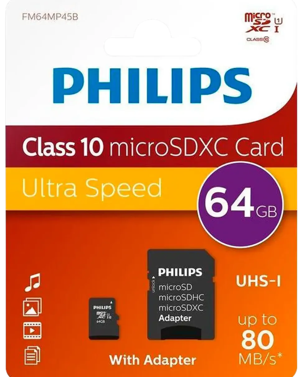PHILIPS MICRO SDXC 64GB