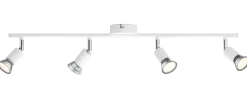 PHILIPS Spotlight Limbali GU10 4 spotlights - vit