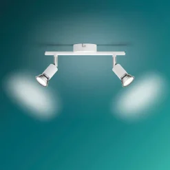 PHILIPS Spotlight Limbali GU10 2 spot - vit