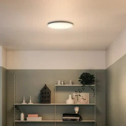 PHILIPS Taklampa Moire Ø22,5 cm 6 W – vit