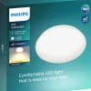 PHILIPS Taklampa Moire Ø25cm 10W - vit