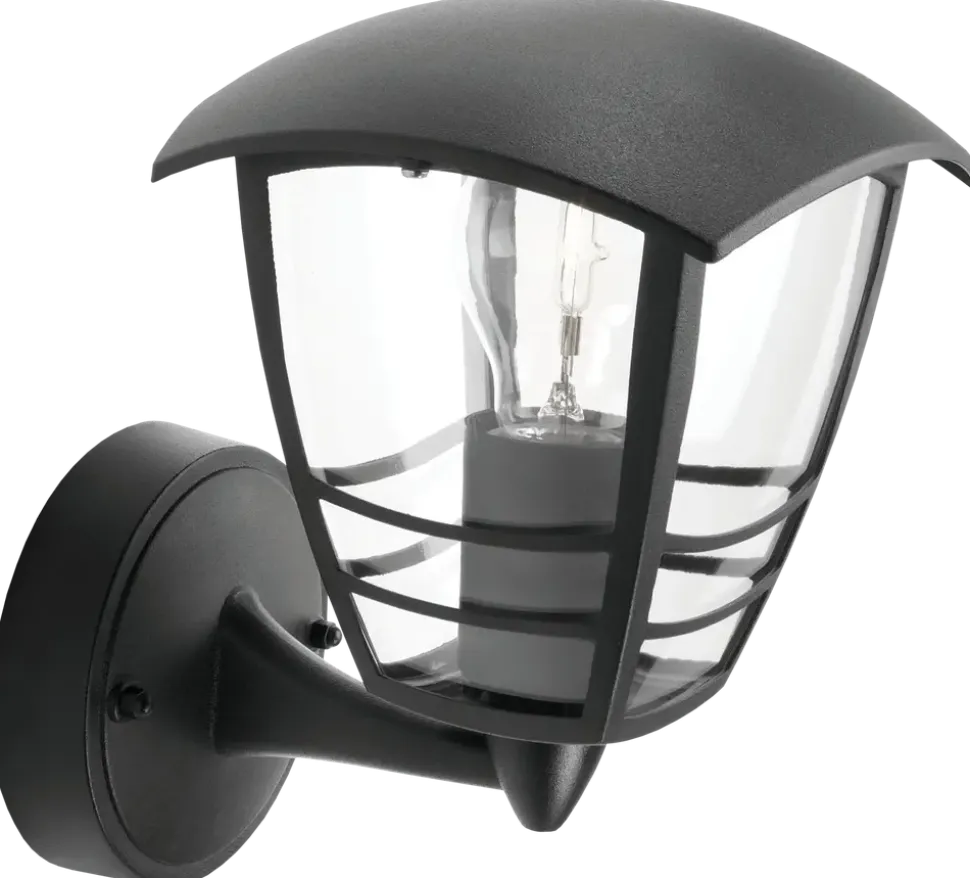 PHILIPS Vägglampa Creek Up Svart