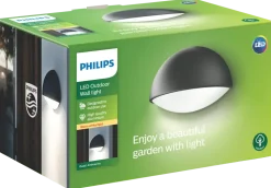 PHILIPS VÄGGLAMPA DUST ANTRACIT