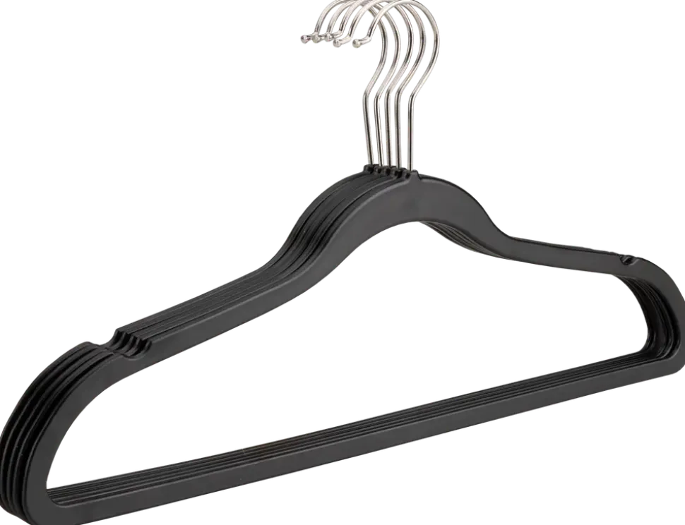 Plastgalge svart 5-pack