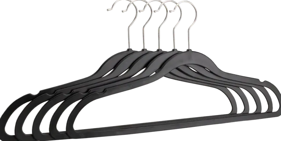 Plastgalge svart 5-pack
